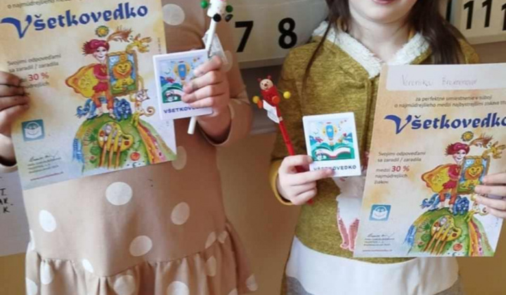 Súťaže / olympiády / Všetkovedko 2/2025 - foto