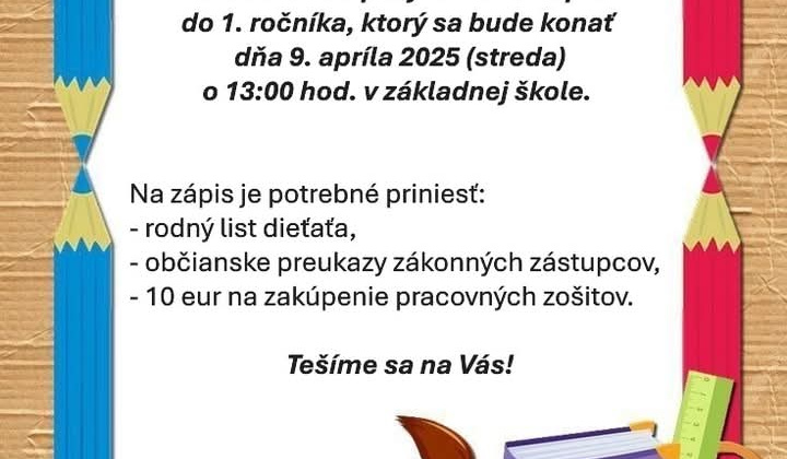 Zápis