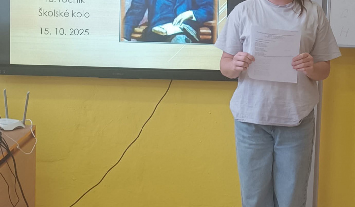 Súťaže / olympiády / Školské kolo Olympiády zo slovenského jazyka a literatúry  - foto
