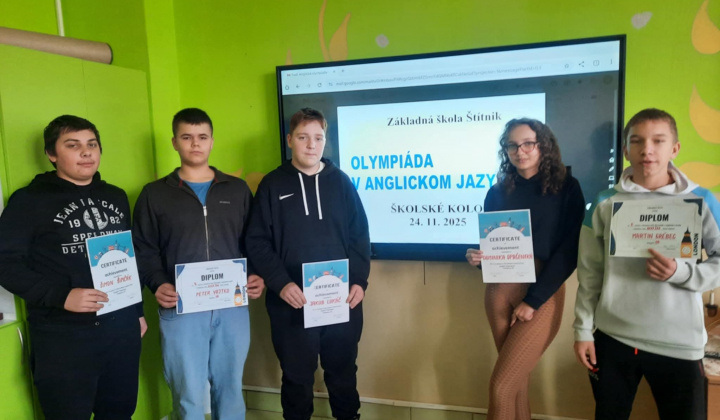 Súťaže / olympiády / Olympiáda v anglickom jazyku - školské kolo  - foto