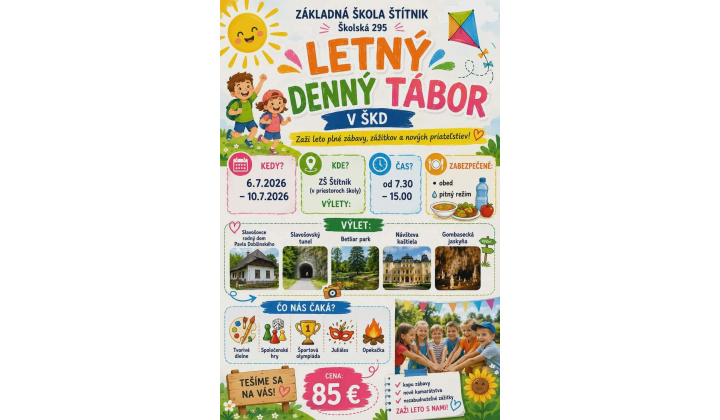 Fotka pre článok OZNAM- Denný letný tábor 