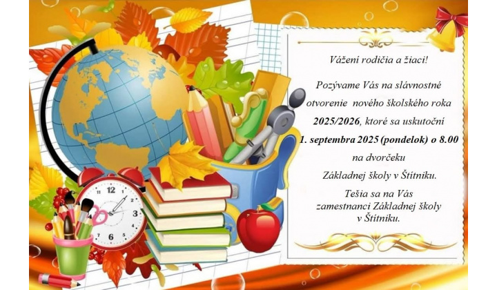 Fotka pre článok Slávnostné otvorenie školského roka 2025/2026